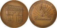 Médaille Bronze Charles De Gaulle Par Rivaud – 1945, Arc De Triomphe 1940