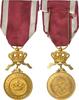 Belgique Médaille Travail et Progrès, Excellent Quality, Gilt Bronze, 31 -