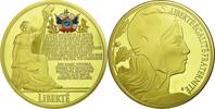France Médaille Marianne, La Marseillaise, Copper Gilt -