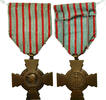 France Médaille Croix du Combattant, Très bon état, Bronze, 36.5 -
