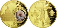 Vatican Médaille Le Pape Benoit XVI, Cuivre plaqué Argent -