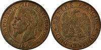 France 5 Centimes Monnaie, Napoleon III, Napoléon III, Strasbourg -