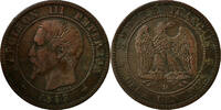 France 2 Centimes Monnaie, Napoleon III, Napoléon III, Lyon -