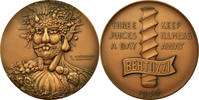 Italie Médaille Peinture, Giuseppe Arcimboldo, Johnson, Bronze -