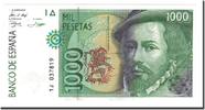Espagne 1000 Pesetas Billet, 1992-10-12, KM:163 -