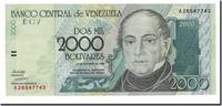 2000 Bolivares 1998 Venezuela Geldschein, 1998-08-24, KM:80, UNZ UNZ