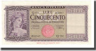 500 Lire 1947-61 Italien Geldschein, KM:80a, VZ VZ