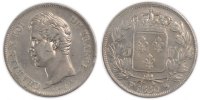 France 5 Francs Monnaie, Charles X, Lille, Argent, KM:728.13 -
