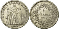 France 5 Francs Monnaie, Hercule, Paris, Argent, KM:820.1 -