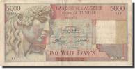 Algérie 5000 Francs Billet, Algeria, 1950-01-05, KM:109a -