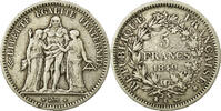 France 5 Francs Monnaie, Hercule, Bordeaux, Argent, KM:756.4 -