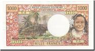 Tahiti 1000 Francs Billet, KM:27d -