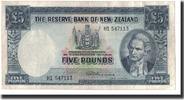 Nouvelle-Zélande 5 Pounds Billet, Undated 1940-1967, KM:160d -