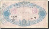France 500 Francs 1937-05-27, Fayette:30.38, KM:66m -