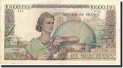 France 10,000 Francs 1949-12-22, Fayette:50.23, KM:132b -