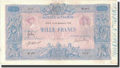 France 1000 Francs 1916-09-20, Fayette:36.30, KM:67g -