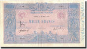 France 1000 Francs 1913. 03. 28, Fayette:36.27, KM:67g -