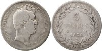 France 5 Francs Monnaie, Louis-Philippe, Bordeaux, Argent, KM:735.7 -