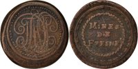 France 10 Centimes Monnaie, Bronze -