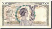France 5000 Francs 5 000 F 1934-1944 ''Victoire'', 1939-10-12 -