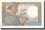 France 10 Francs 10 F 1941-1949 ''Mineur'', 1942-10-15, Fayette:8, KM:99d -