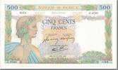 France 500 Francs 500 F 1940-1944 ''La Paix'', 1941-10-30, Fayette:32.23 -