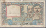 France 20 Francs 20 F 1939-1942 ''Science et Travail'', 1942-01-08, B -