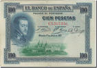 Espagne 100 Pesetas 1925 Billet, 1925-07-01, KM:69a S+ 16,95 EUR  + 4,95 EUR frais d'envoi