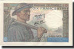 France 10 Francs Mineur, 1942-06-11, Fayette:8.3, KM:99c -
