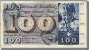 Suisse 100 Franken Billet, 1956-10-25, KM:49a -
