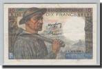 France 10 Francs Billet, 10 F 1941-1949 ''Mineur'', 1949-06-30 -