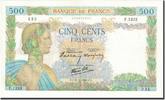France 500 Francs Billet, 1940-10-31, Fayette:32.8, KM:95a -