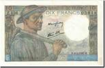 France 10 Francs Billet, 10 F 1941-1949 ''Mineur'', 1947-01-09 -