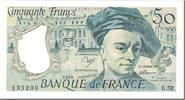 France 50 Francs Quentin de La Tour, Undated (1988) -