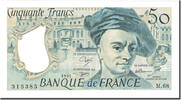 France 50 Francs Quentin de La Tour, Undated (1991) -