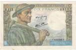 France 10 Francs 1946-09-26, Fayette:8.15, KM:99a -