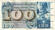 Suisse 100 Franken Billet, 1963-03-28, KM:49e -