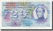 Suisse 20 Franken Billet, 1970-01-05, KM:46r -