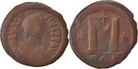 Follis Monnaie, Anastasius I 491-518, Constantinople, Cuivre -