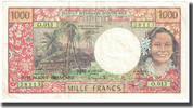 Polynésie française 1000 Francs Billet, French Pacific Territories, KM:2a -