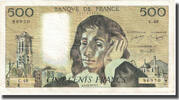 France 500 Francs Pascal, 1974-12-05, Fayette:71.12, KM:156c -