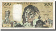 France 500 Francs Pascal, 1975-11-06, Fayette:71.13, KM:156c -