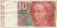 Suisse 10 Franken Billet, Undated, KM:53c -