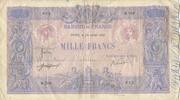 France 1000 Francs Bleu et Rose, 1912-07-29, Fayette:36.26, KM:67g -