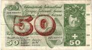 Suisse 50 Franken Billet, 1972-01-24, KM:48l -