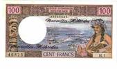 Condominium des Nouvelles-Hébrides 100 Francs Billet, KM:18b -