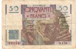 France 50 Francs Le Verrier, D.176, Fayette:20.17, KM:127c -