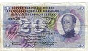 Suisse 20 Franken Billet, 1965-01-21, KM:46l -