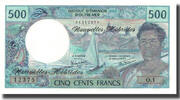 Condominium des Nouvelles-Hébrides 500 Francs Billet, New Hebrides, KM:19c -