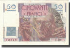 France 50 Francs Le Verrier, 1947-06-12, Fayette:20.8, KM:127b -